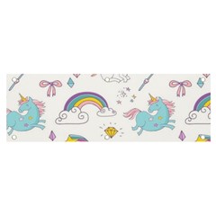 Unicorn Diamond Rainbow Shooting Star Banner And Sign 6  X 2  by Grandong