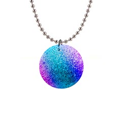 Rainbow Color Colorful Pattern 1  Button Necklace by Grandong