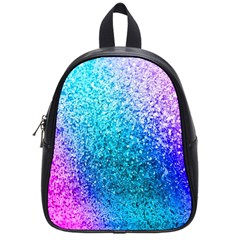 Rainbow Color Colorful Pattern School Bag (small) by Grandong