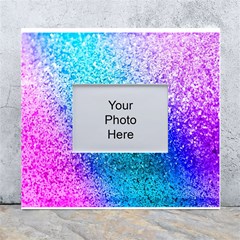 Rainbow Color Colorful Pattern White Wall Photo Frame 5  X 7  by Grandong