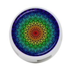 Rainbow Mandala Abstract Pastel Pattern 4-port Usb Hub (one Side) by Grandong