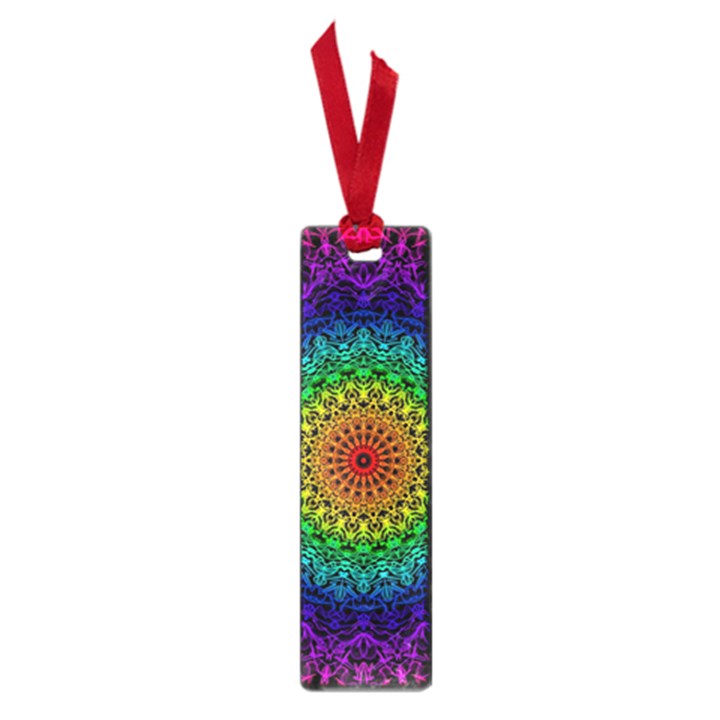 Rainbow Mandala Abstract Pastel Pattern Small Book Marks