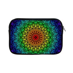 Rainbow Mandala Abstract Pastel Pattern Apple Ipad Mini Zipper Cases by Grandong