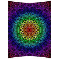 Rainbow Mandala Abstract Pastel Pattern Back Support Cushion by Grandong