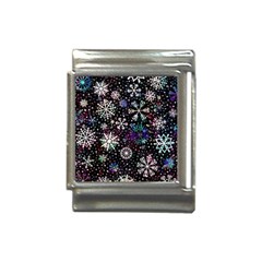 Shiny Winter Snowflake Italian Charm (13mm) by Grandong