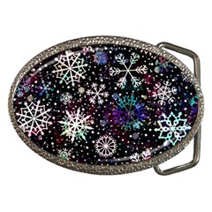 Shiny Winter Snowflake Belt Buckles by Grandong