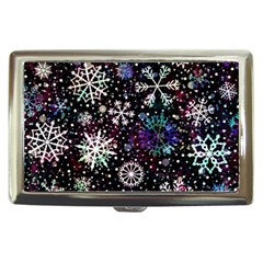 Shiny Winter Snowflake Cigarette Money Case by Grandong