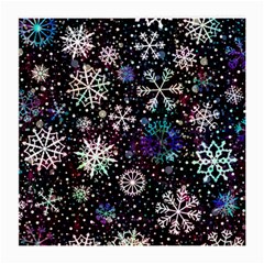 Shiny Winter Snowflake Medium Glasses Cloth (2 Sides)