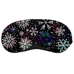 Shiny Winter Snowflake Sleep Mask by Grandong