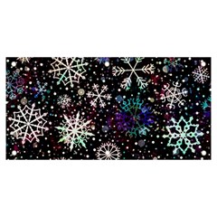 Shiny Winter Snowflake Banner And Sign 6  X 3  by Grandong