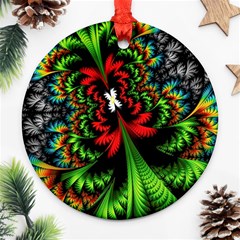 Kaleidoscopic Tropic Ornament (round) by Grandong