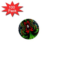 Kaleidoscopic Tropic 1  Mini Magnets (100 Pack)  by Grandong