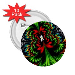 Kaleidoscopic Tropic 2 25  Buttons (10 Pack)  by Grandong