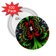 Kaleidoscopic Tropic 2 25  Buttons (100 Pack)  by Grandong