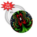 Kaleidoscopic Tropic 2.25  Buttons (100 pack)  Front