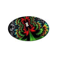 Kaleidoscopic Tropic Sticker (oval) by Grandong