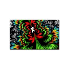 Kaleidoscopic Tropic Sticker Rectangular (100 Pack) by Grandong