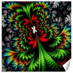 Kaleidoscopic Tropic Canvas 12  X 12  by Grandong