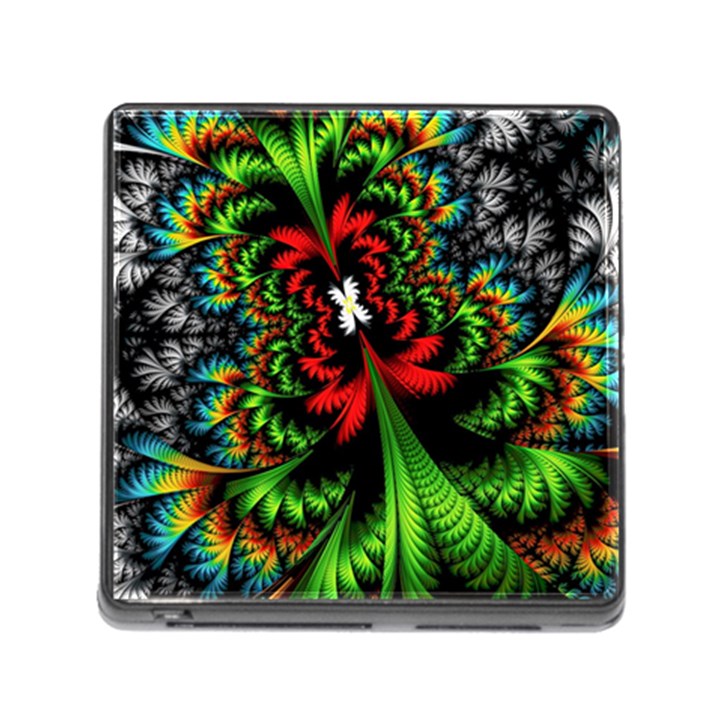 Kaleidoscopic Tropic Memory Card Reader (Square 5 Slot)