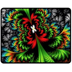 Kaleidoscopic Tropic Fleece Blanket (medium) by Grandong