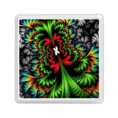 Kaleidoscopic Tropic Memory Card Reader (square) by Grandong