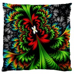 Kaleidoscopic Tropic Large Cushion Case (two Sides) by Grandong