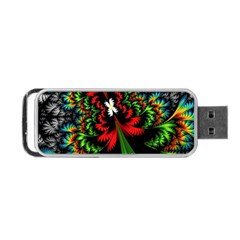 Kaleidoscopic Tropic Portable Usb Flash (two Sides) by Grandong