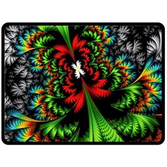 Kaleidoscopic Tropic Two Sides Fleece Blanket (large) by Grandong