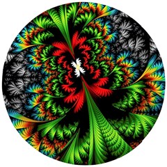 Kaleidoscopic Tropic Wooden Puzzle Round by Grandong