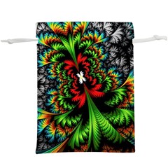 Kaleidoscopic Tropic Lightweight Drawstring Pouch (xl) by Grandong