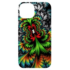 Kaleidoscopic Tropic Iphone 14 Black Uv Print Case by Grandong