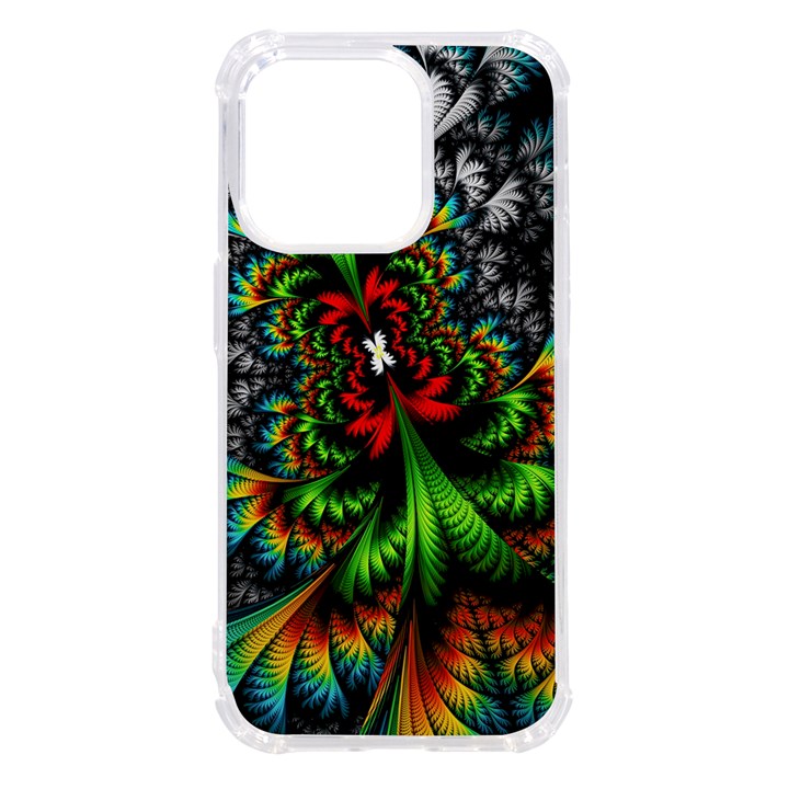 Kaleidoscopic Tropic iPhone 14 Pro TPU UV Print Case