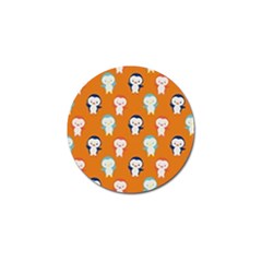 Cute Penguin Funny Pattern Golf Ball Marker (4 Pack) by Grandong