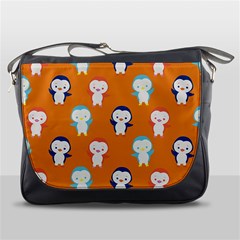 Cute Penguin Funny Pattern Messenger Bag by Grandong