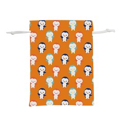 Cute Penguin Funny Pattern Lightweight Drawstring Pouch (l) by Grandong