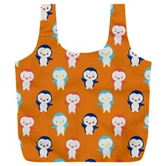 Cute Penguin Funny Pattern Full Print Recycle Bag (xxxl) by Grandong