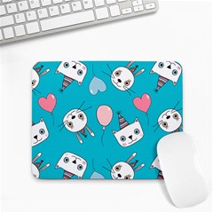 Cat Bunny Small Mousepad by Grandong