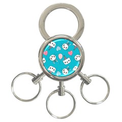 Cat Bunny 3-ring Key Chain by Grandong