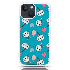 Cat Bunny Iphone 13 Mini Tpu Uv Print Case by Grandong