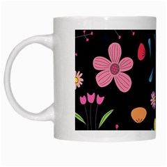 Beautiful Flower Plants Aesthetic Secret Garden White Mug by Grandong