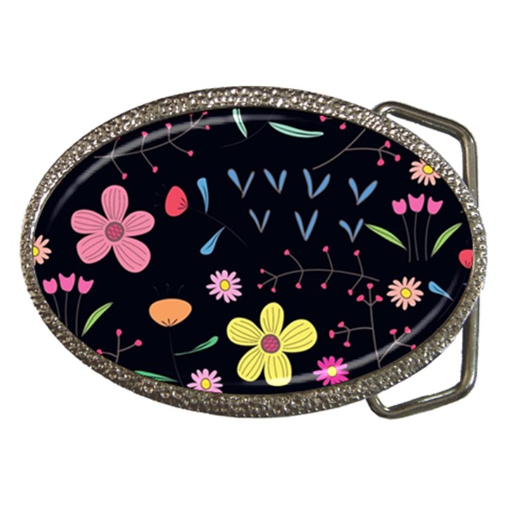 Beautiful Flower Plants Aesthetic Secret Garden Belt Buckles