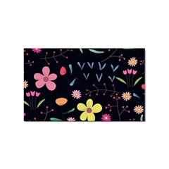 Beautiful Flower Plants Aesthetic Secret Garden Sticker Rectangular (100 Pack) by Grandong