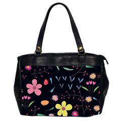 Beautiful Flower Plants Aesthetic Secret Garden Oversize Office Handbag (2 Sides) by Grandong