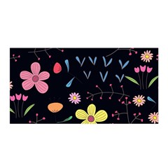 Beautiful Flower Plants Aesthetic Secret Garden Satin Wrap 35  X 70  by Grandong