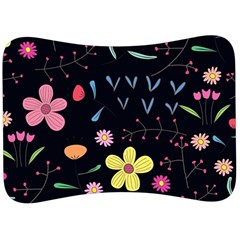 Beautiful Flower Plants Aesthetic Secret Garden Velour Seat Head Rest Cushion