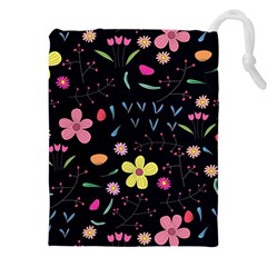 Beautiful Flower Plants Aesthetic Secret Garden Drawstring Pouch (4xl) by Grandong