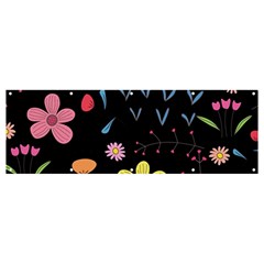 Beautiful Flower Plants Aesthetic Secret Garden Banner And Sign 12  X 4  by Grandong