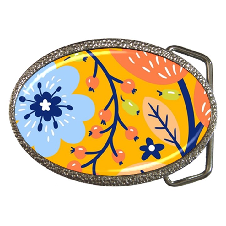 Floral Pattern Adorable Beautiful Aesthetic Secret Garden Belt Buckles