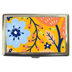 Floral Pattern Adorable Beautiful Aesthetic Secret Garden Cigarette Money Case by Grandong