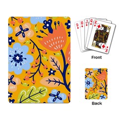 Floral Pattern Adorable Beautiful Aesthetic Secret Garden Playing Cards Single Design (rectangle) by Grandong